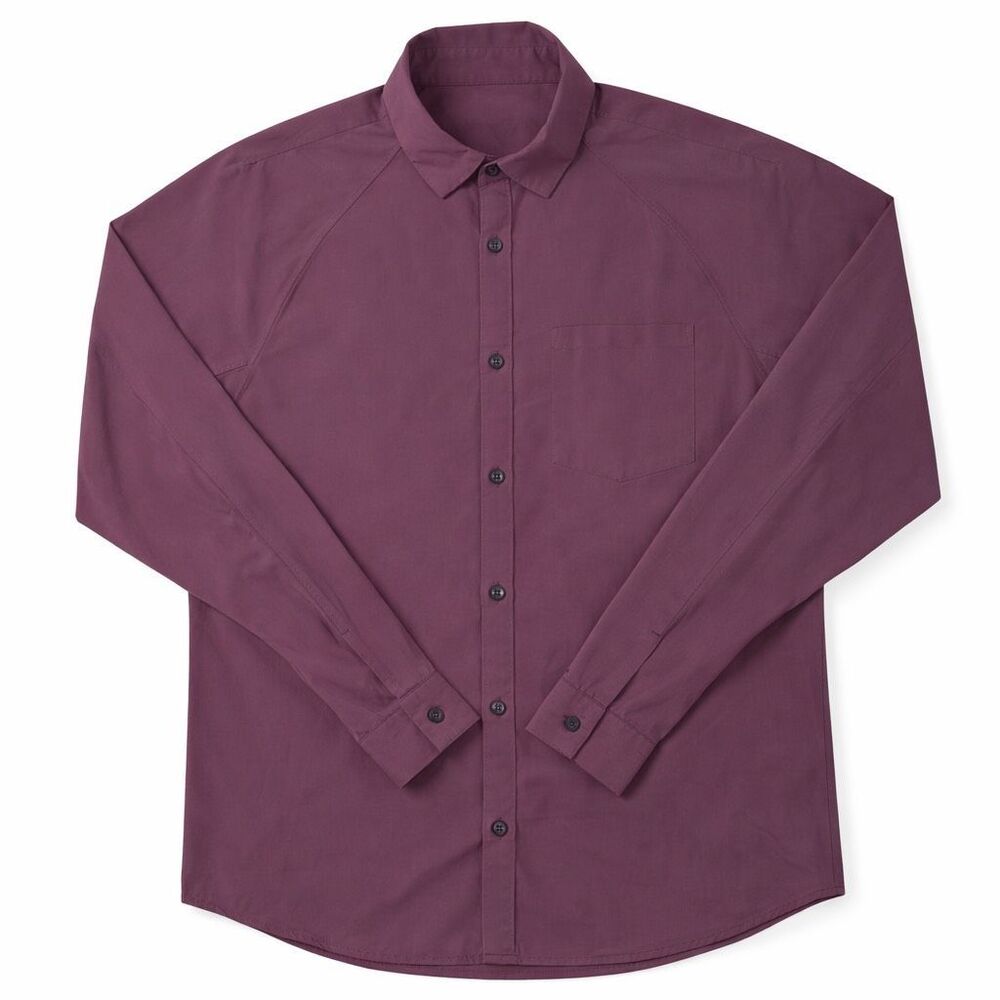 Lululemon Bonded Voyage Shirt L Black Cherry